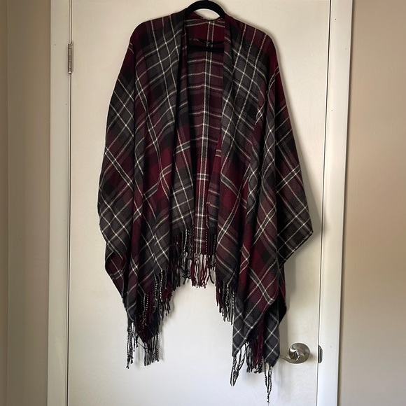 torrid Sweaters - Torrid Plaid Shawl